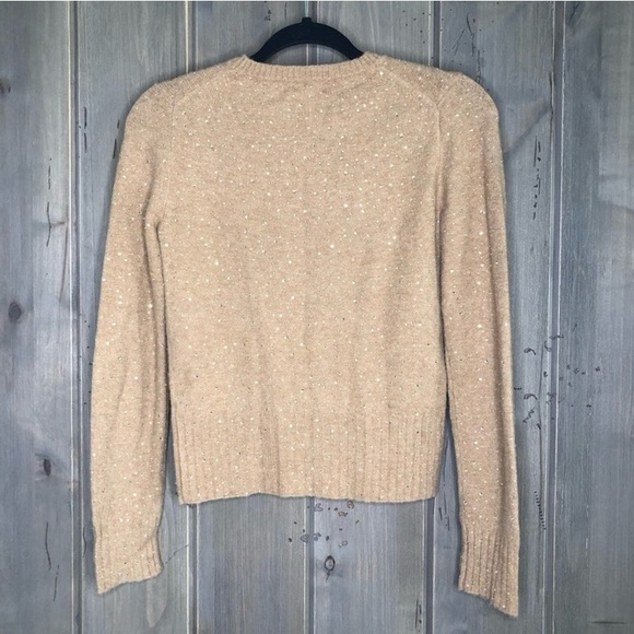 J. Crew TAN Gemstone sweater in supersoft yarn XXS - Picture 3 of 6